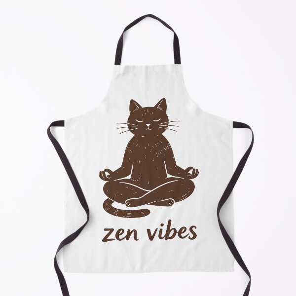 Item preview, Zen Vibes Meditating Cat - Mindfulness Yoga Illustration designed and sold by silviaarzamendia.