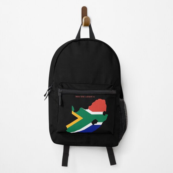 Artikelvorschau, Südafrika-Karte, Flaggen-Silhouette, Afrika-Reise- und Stolzgeschenk entworfen und verkauft von NTGUILTY.