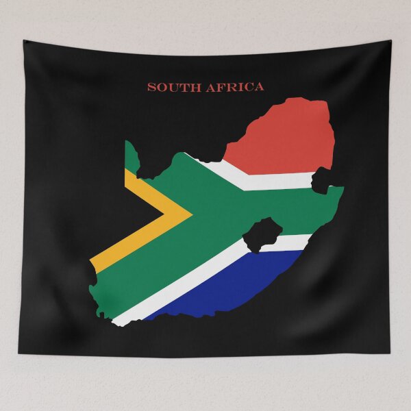 Item preview, South Africa Map Flag Silhouette Africa Travel Pride Gift designed and sold by NTGUILTY.