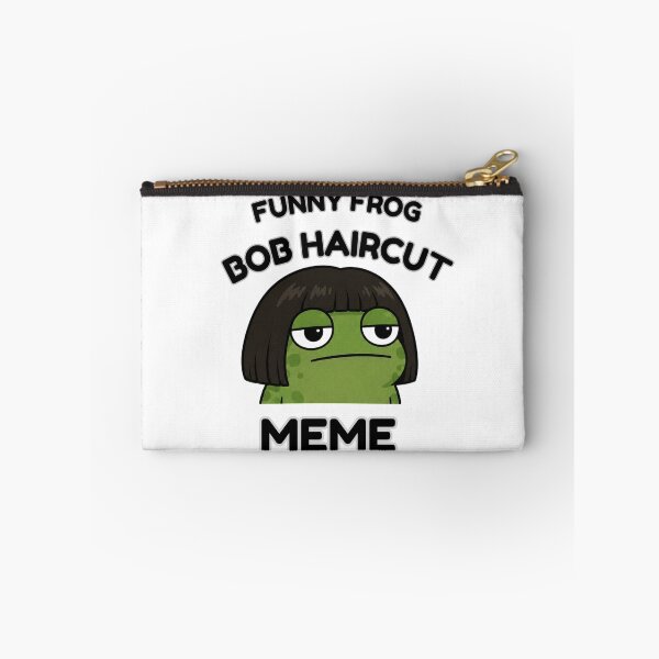 Item preview, Funny Frog Bob Haircut Meme Design designed and sold by madebysiwa.