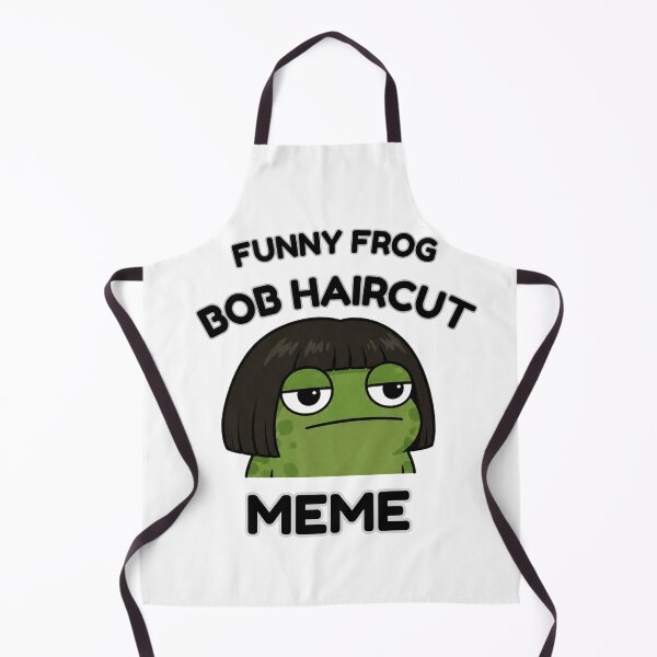 Item preview, Funny Frog Bob Haircut Meme Design designed and sold by madebysiwa.