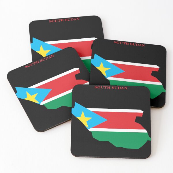 Item preview, South Sudan Map Flag Silhouette East Africa Travel Pride Gift designed and sold by NTGUILTY.