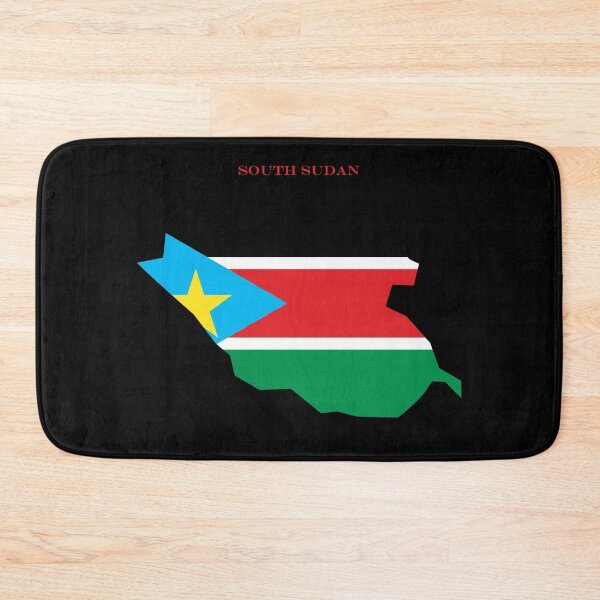Item preview, South Sudan Map Flag Silhouette East Africa Travel Pride Gift designed and sold by NTGUILTY.