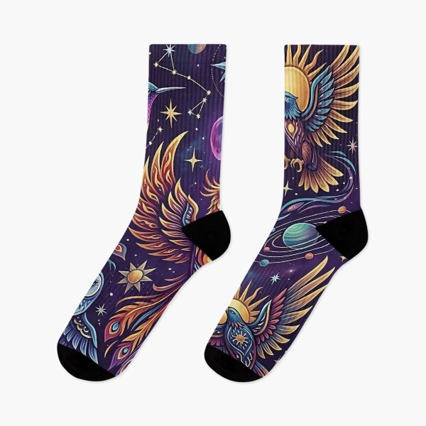 Item preview, Celestial Phoenix and Cosmic Birds Mystical Art designed and sold by Originaledesign.