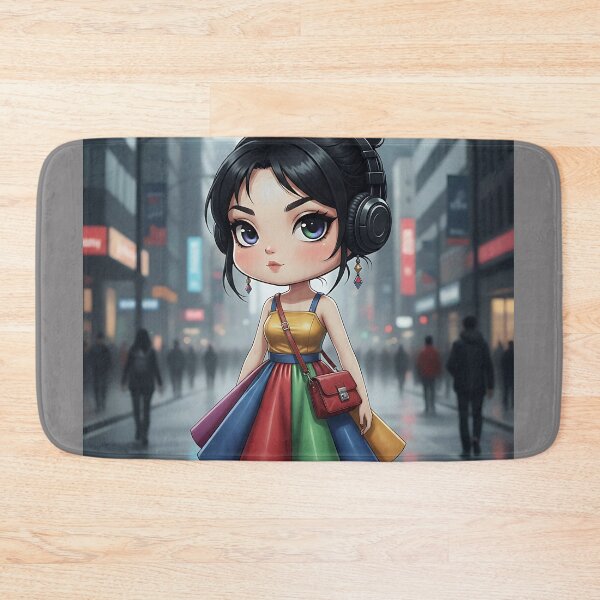 Item preview, Vibrant Music Girl designed and sold by Azurart2.
