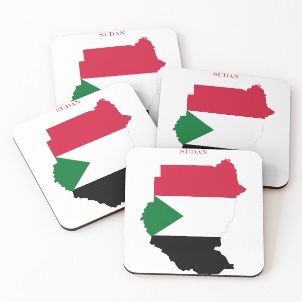 Item preview, Sudan Map Flag Silhouette North Africa Travel Pride Gift designed and sold by NTGUILTY.