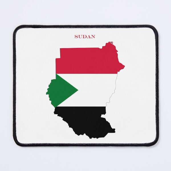 Item preview, Sudan Map Flag Silhouette North Africa Travel Pride Gift designed and sold by NTGUILTY.