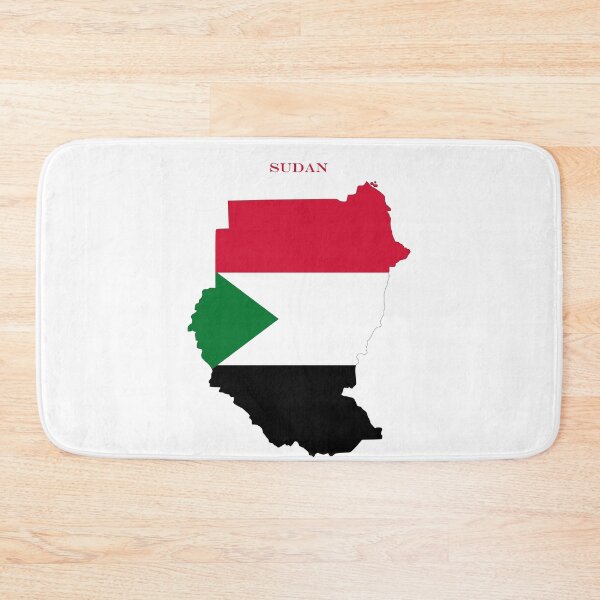Item preview, Sudan Map Flag Silhouette North Africa Travel Pride Gift designed and sold by NTGUILTY.