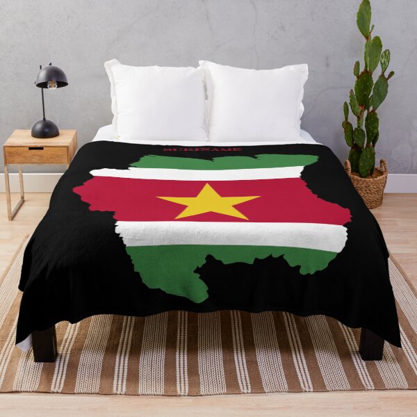 Item preview, Suriname Map Flag Silhouette South America Travel Pride Gift designed and sold by NTGUILTY.