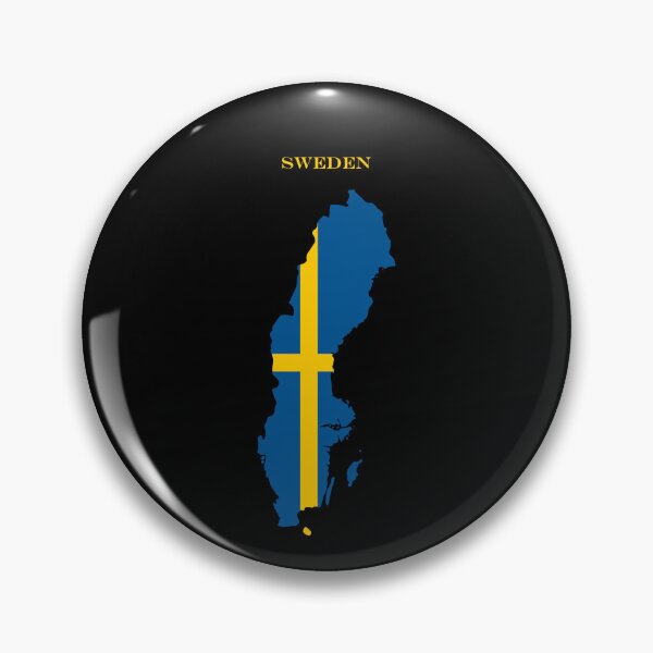 Item preview, Sweden Map Flag Silhouette Europe Travel Pride Gift designed and sold by NTGUILTY.