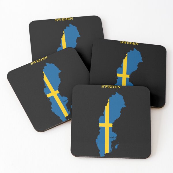 Item preview, Sweden Map Flag Silhouette Europe Travel Pride Gift designed and sold by NTGUILTY.