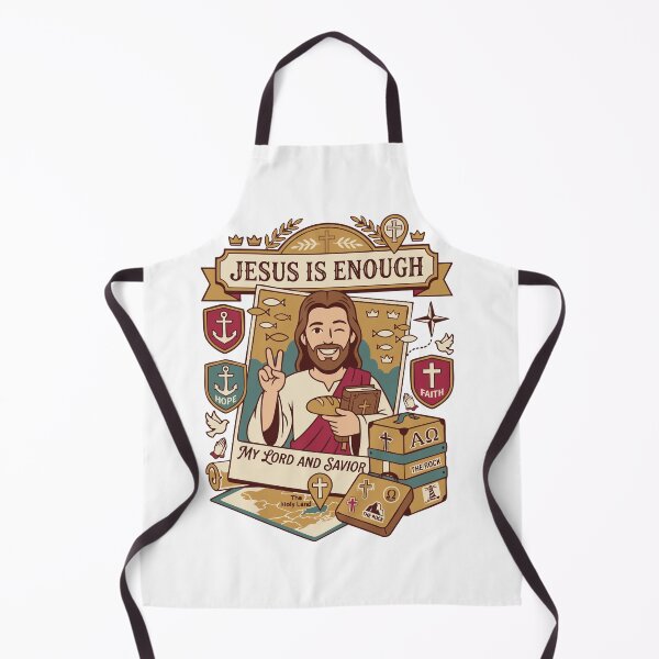 Item preview, Jesus Is Enough Christian Faith Vintage Illustration designed and sold by camisagrafica.
