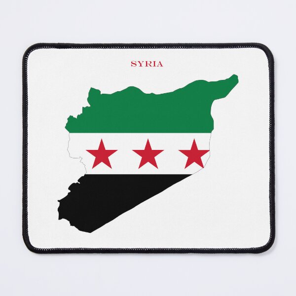 Item preview, Syria Map Flag Silhouette Middle East Travel Pride Gift designed and sold by NTGUILTY.