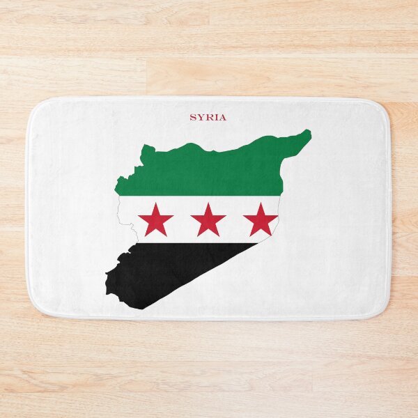 Item preview, Syria Map Flag Silhouette Middle East Travel Pride Gift designed and sold by NTGUILTY.