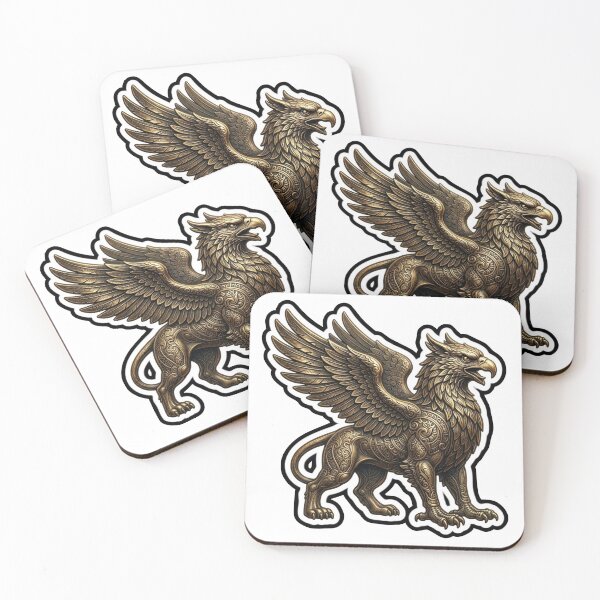 Item preview, Golden Gryphon — Mythological Bronze Creature FAS designed and sold by FASAventuras.