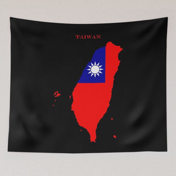 Item preview, Taiwan Map Flag Silhouette Asia Travel Pride Gift designed and sold by NTGUILTY.
