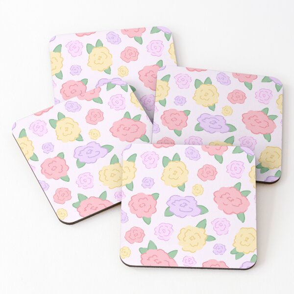 Item preview, Pink Doodle Floral repeat seamless pattern designed and sold by ButterflyKissCollab.