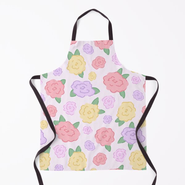 Item preview, Pink Doodle Floral repeat seamless pattern designed and sold by ButterflyKissCollab.