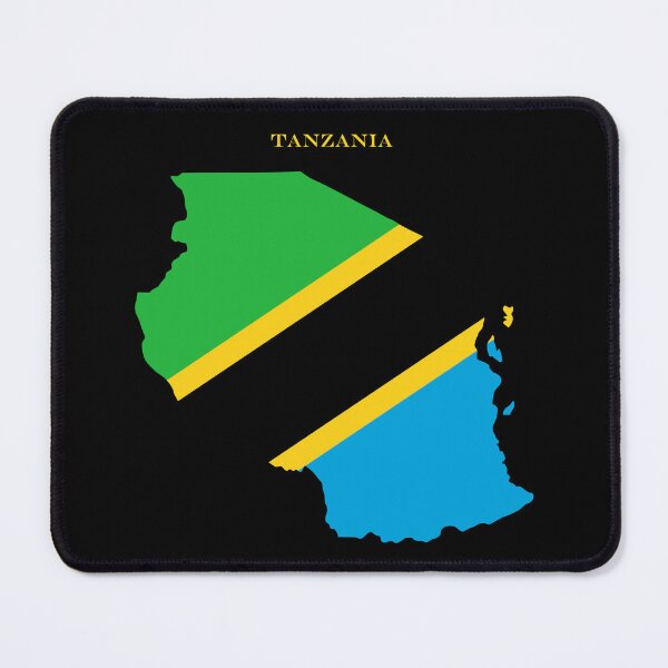 Item preview, Tanzania Map Flag Silhouette Africa Travel Pride Gift designed and sold by NTGUILTY.