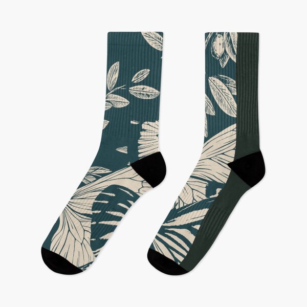 Item preview, Vintage Botanical Butterflies & Olive Branch - Indigo Line Art designed and sold by samahl_l.