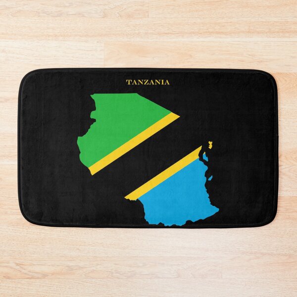 Item preview, Tanzania Map Flag Silhouette Africa Travel Pride Gift designed and sold by NTGUILTY.