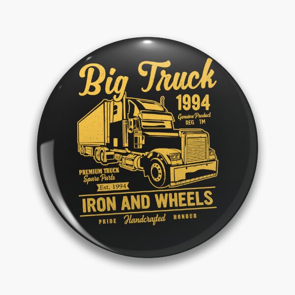 Item preview, Vintage Big Truck Iron and Wheels 1994 - Retro Semi Truck Driver Design designed and sold by 1001T-Shirt.
