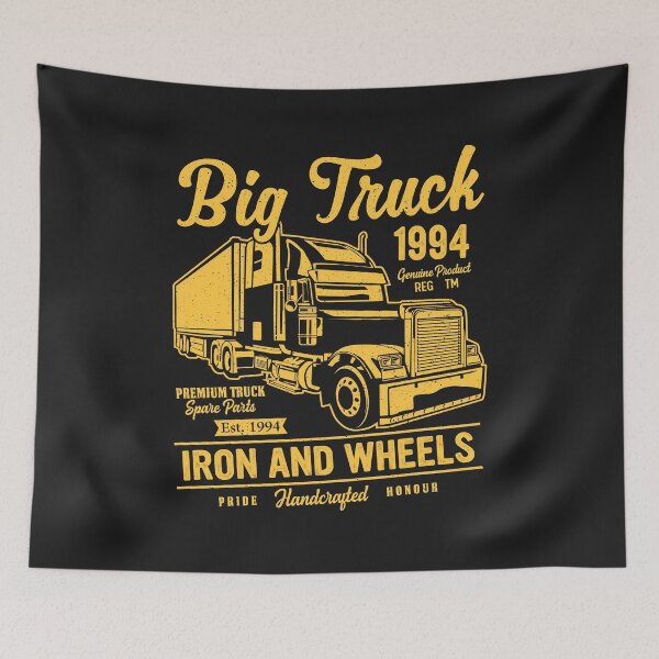 Item preview, Vintage Big Truck Iron and Wheels 1994 - Retro Semi Truck Driver Design designed and sold by 1001T-Shirt.