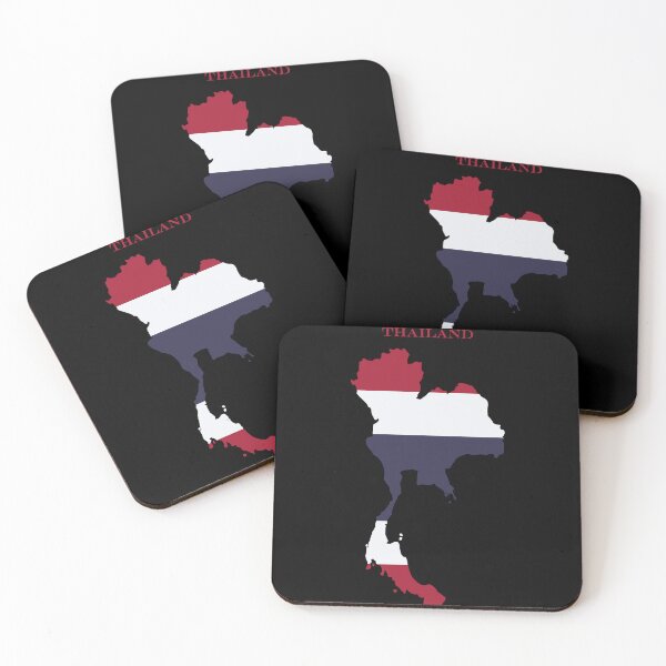Item preview, Thailand Map Flag Silhouette Asia Travel Pride Gift designed and sold by NTGUILTY.