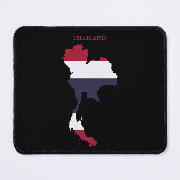 Item preview, Thailand Map Flag Silhouette Asia Travel Pride Gift designed and sold by NTGUILTY.