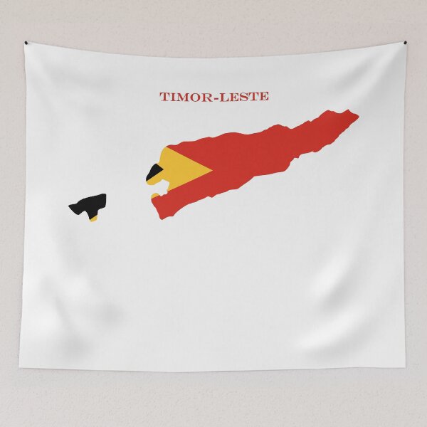 Item preview, Timor-Leste Map Flag Silhouette East Timor Asia Travel Pride Gift designed and sold by NTGUILTY.