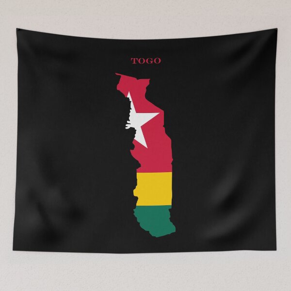 Item preview, Togo Map Flag Silhouette West Africa Travel Pride Gift designed and sold by NTGUILTY.