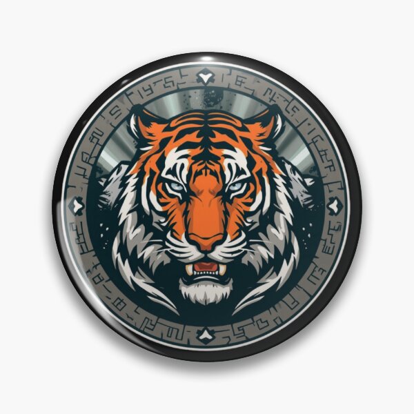 Item preview, Nordic Tiger – Warrior Emblem designed and sold by GreennieArt.