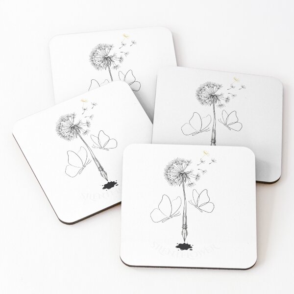 Item preview, ​Dandelion Fountain Pen Nib Minimalist Writer Aesthetic designed and sold by SilentFlower.