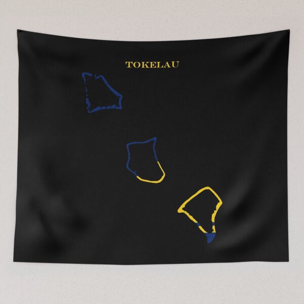 Item preview, Tokelau Map Flag Silhouette South Pacific Travel Pride Gift designed and sold by NTGUILTY.