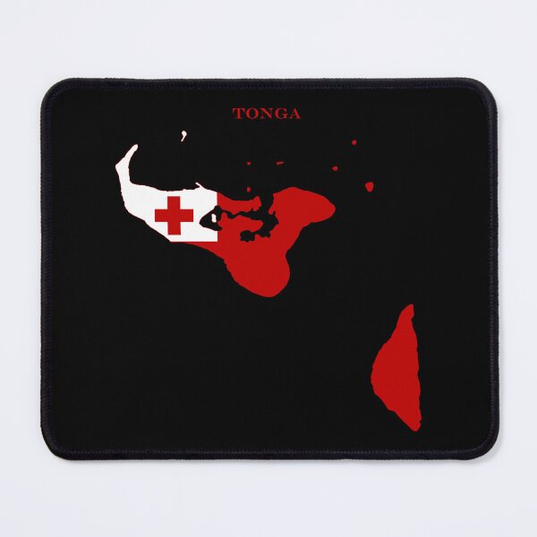 Item preview, Tonga Map Flag Silhouette South Pacific Travel Pride Gift designed and sold by NTGUILTY.