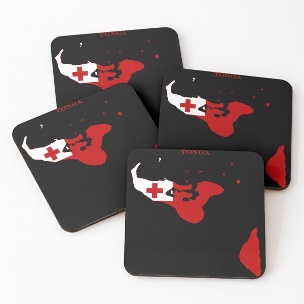 Item preview, Tonga Map Flag Silhouette South Pacific Travel Pride Gift designed and sold by NTGUILTY.