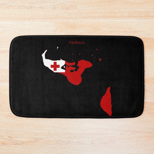 Item preview, Tonga Map Flag Silhouette South Pacific Travel Pride Gift designed and sold by NTGUILTY.