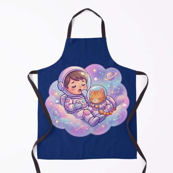 Item preview, Dreaming In Zero Gravity Kawaii Cat Astronaut designed and sold by MHArtSpace.