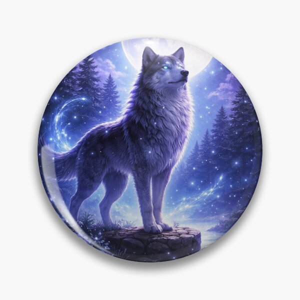 Item preview,  Moon Glow Wolf – Dreamlike Night Magic. designed and sold by JoyNest = "The nest of joy".