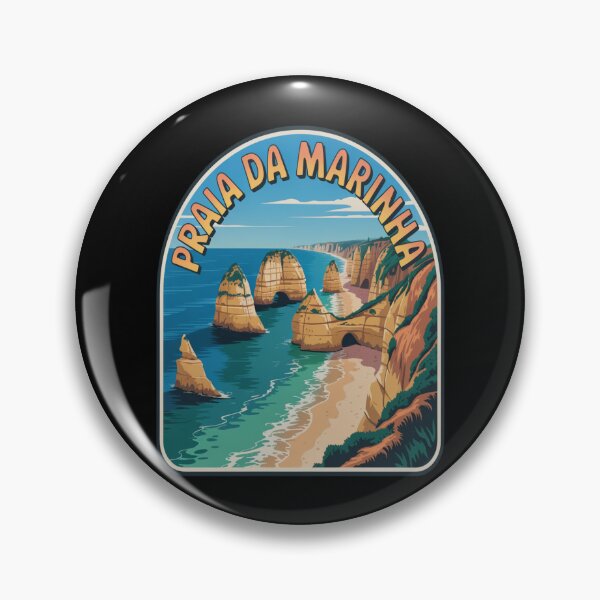 Item preview, Praia da Marinha Vintage Sticker designed and sold by stickercuffs.