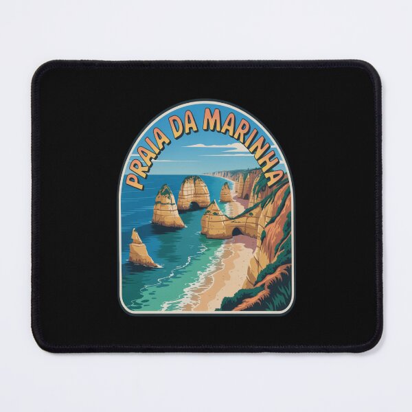 Item preview, Praia da Marinha Vintage Sticker designed and sold by stickercuffs.