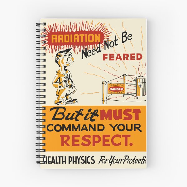 Item preview, Radiation Need Not Be Feared – Oak Ridge Health Physics Poster Reimagined, Vintage Atomic Era Style Print designed and sold by TheNeedleWomen.