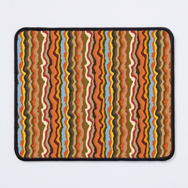 Item preview, African inspired wavy stripe seamless repeating pattern designed and sold by SeamlessDsign.