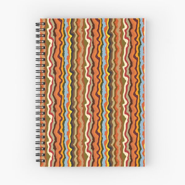 Item preview, African inspired wavy stripe seamless repeating pattern designed and sold by SeamlessDsign.