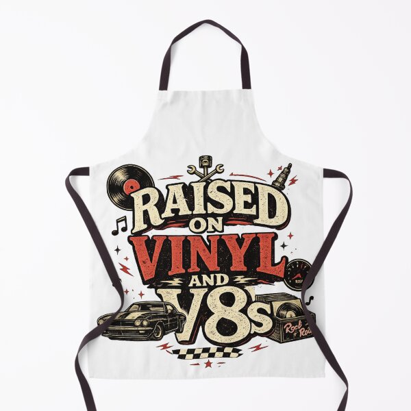 Item preview, Raised On Vinyl And V8s Retro Design designed and sold by madebysiwa.
