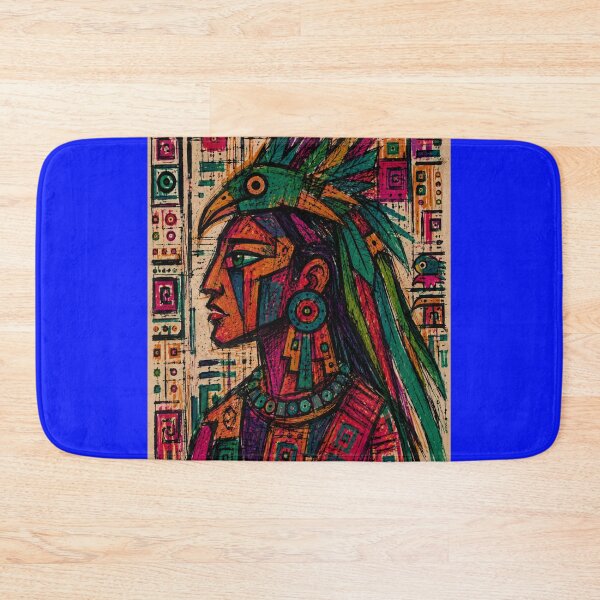 Item preview, Neo Maya Cubist Quetzal Oracle Portrait designed and sold by ZunZunArt.