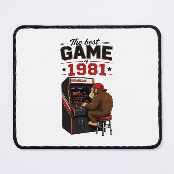 Item preview, Retro Arcade Gorilla Gamer 1981 Vintage Style Design designed and sold by Newthingzy.