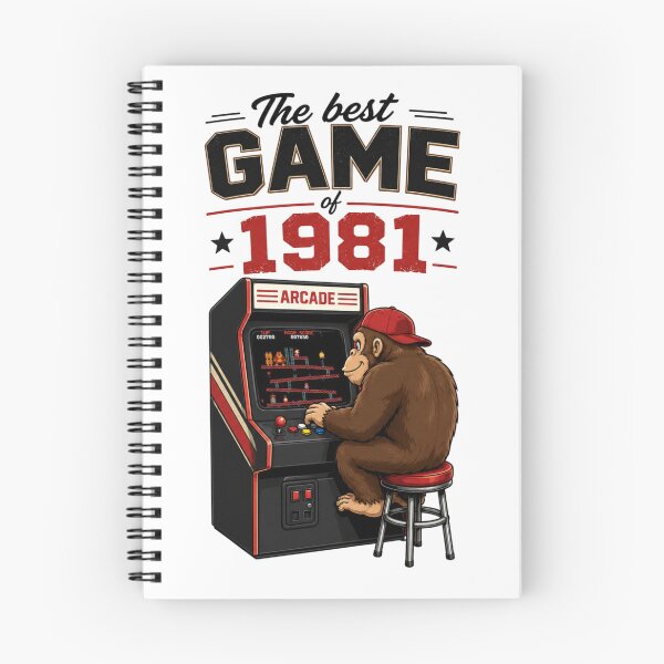 Item preview, Retro Arcade Gorilla Gamer 1981 Vintage Style Design designed and sold by Newthingzy.