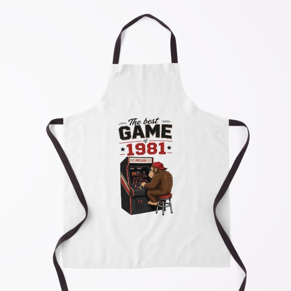 Item preview, Retro Arcade Gorilla Gamer 1981 Vintage Style Design designed and sold by Newthingzy.