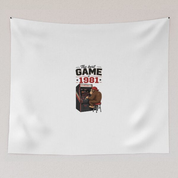 Item preview, Retro Arcade Gorilla Gamer 1981 Vintage Style Design designed and sold by Newthingzy.